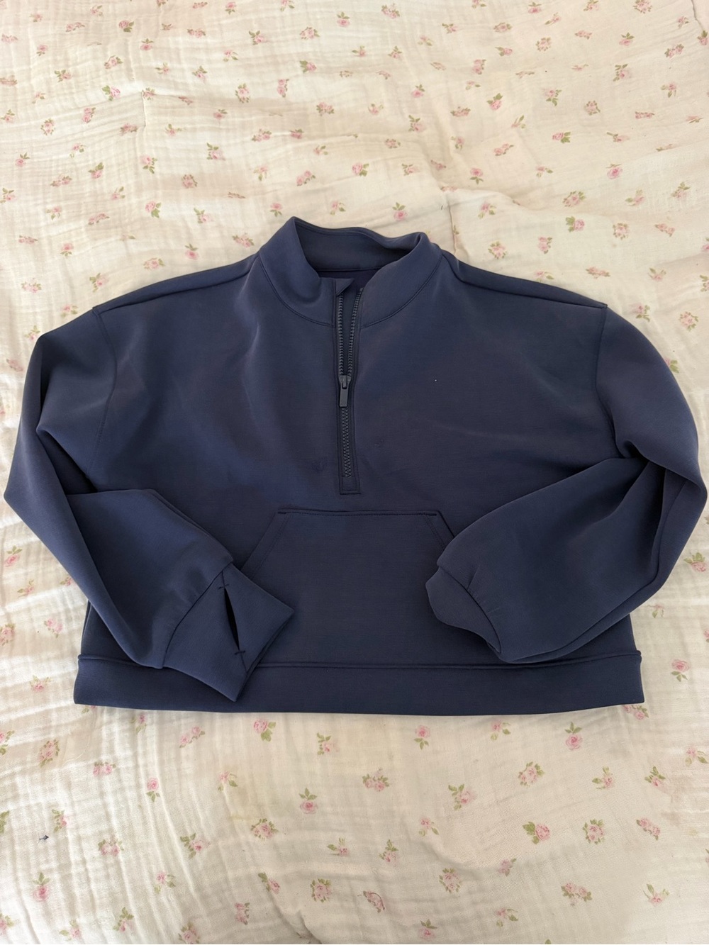 Target kids Navy Half-Zip Pullover Sweatshirt XL